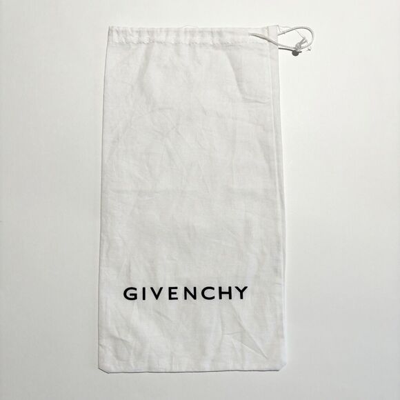 GIVENCHY Dust Bag Travel Designer Shoe Storage Protective Drawstring White - Picture 1 of 2